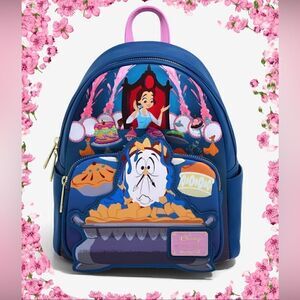 🫖🫖Loungefly Disney Beauty and the Beast Be Our Guest Mini Backpack